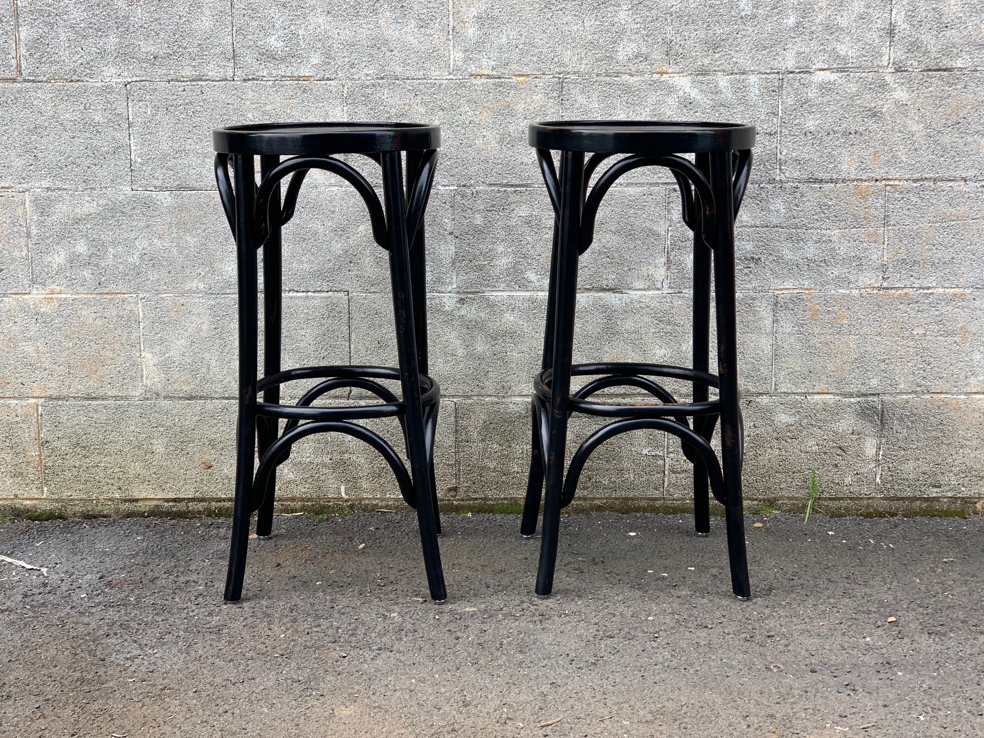 Vintage bentwood bar discount stools